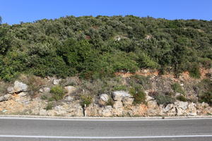 autumn, bright, Croatia, day, Dubrovacko-Neretvanska, Dubrovnik, eye level view, hill, natural light, road, shrubland, sunny