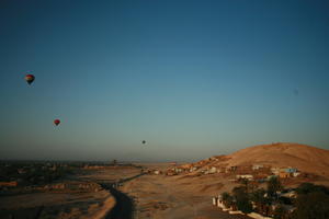 aerial view, balloon, desert, dusk, East Timor, Egypt, Egypt, road