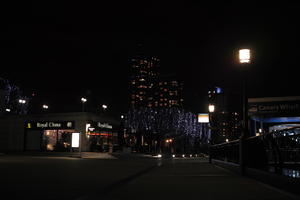 artificial lighting, city, city, city lights, cityscape, embankment, England, eye level view, London, night, pavement, pavement, paving, promenade, sidewalk, The United Kingdom, winter