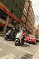 Alicante, car, day, eye level view, motorcycling, natural light, Spain, street, sunny, Valenciana