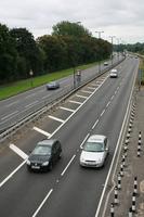 car, day, elevated, England, grass, guardrail, London, natural light, road, The United Kingdom, vegetation