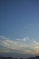 blue, Cirrostratus, cloud, Croatia, dusk, evening, eye level view, natural light, open space, sky, summer, sunny, Zadarska