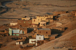 aerial view, building, desert, dusk, East Timor, Egypt, Egypt