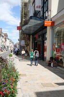 back, Champagne-Ardenne, city, day, eye level view, France, people, shopping, street, summer, sunny, Troyes, woman