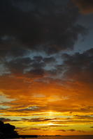 Cirrus, cloud, cloudy, Cumulus, evening, eye level view, golden hour, natural light, open space, sky, summer, sunset, sunset, sunshine, Zadarska