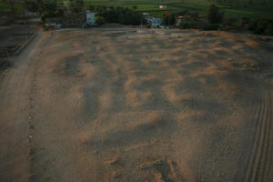 aerial view, desert, dusk, East Timor, Egypt, Egypt, ruin