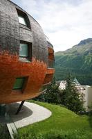 building, day, eye level view, facade, grass, Graubunden, house, natural light, Saint Moritz, Switzerland