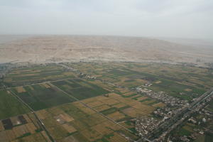 aerial view, day, diffuse, diffused light, Egypt, field, mountain, natural light, summer