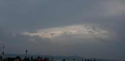 autumn, cloud, cloudy, Croatia, cycling, dusk, dusk, eye level view, open space, overcast, sky, Zadar, Zadarska