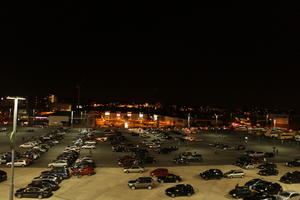 artificial lighting, car, elevated, England, London, night, parking, The United Kingdom