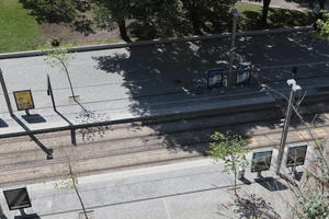 above, day, Porto, Porto, Portugal, spring, street, sunny, tramlines, urban