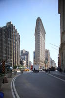 architecture, day, eye level view, Manhattan, New York, potted plant, skyscraper, street, summer, The United States, vegetation