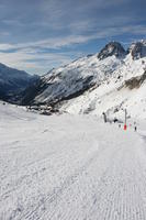 day, eye level view, France, mountain, Rhone-Alpes, slope, snow, sunny