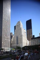 building, carriage, day, elevated, facade, Manhattan, New York, skyscraper, street, sunny, The United States