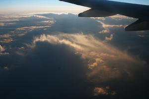 aerial view, cloud, day, dusk