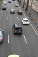 above, car, city, day, France, Ile-De-France, natural light, Paris, road, traffic, urban, winter