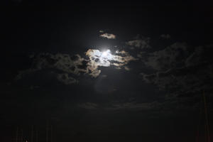 below, cloud, Croatia, moon, night, Split, Splitsko-Dalmatinska