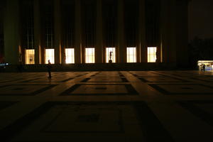 artificial lighting, building, city, cityscape, eye level view, floor, France, Ile-De-France, night, Paris