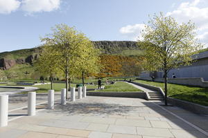 afternoon, bollard, day, Edinburgh, eye level view, natural light, park, Scotland, spring, The United Kingdom, tree