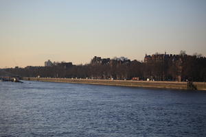 cityscape, dusk, elevated, England, London, river, The United Kingdom, winter