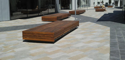 bench, day, direct sunlight, eye level view, Italia , pavement, spring, square, sunny, Toscana