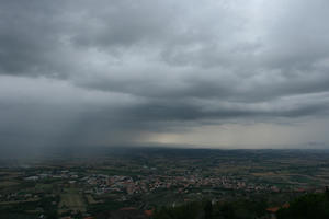 Arezzo, cloud, day, diffuse, diffused light, elevated, Italia , sky, storm, Toscana, valley