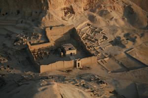 aerial view, desert, dusk, East Timor, Egypt, Egypt, ruin