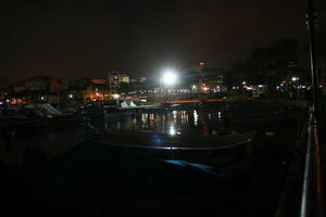 artificial lighting, autumn, boat, dark, evening, eye level view, Malta, Malta, marina, night, yacht