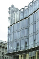 below, building, cloudy, day, department store, England, facade, glass, London, The United Kingdom