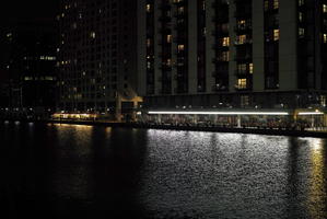 artificial lighting, cityscape, England, eye level view, London, night, reflected, river, The United Kingdom