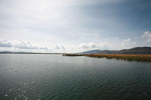 clear, day, eye level view, lake, natural light, Peru, Puno, sky, spring