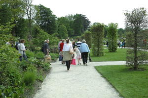 day, England, eye level view, family, garden, group, natural light, park, people, plant, The United Kingdom, Woking