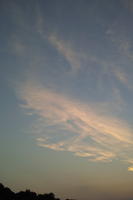 Cirrocumulus, cloud, Croatia, dusk, evening, eye level view, open space, sky, summer, Zadarska