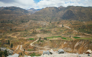 Arequipa, Arequipa, autumn, day, elevated, moorland, mountain, natural light, Peru, sunny, valley, Valley of Volcanoes, vegetation