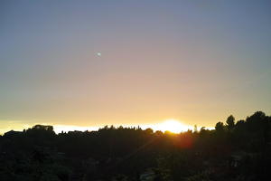 clear, dusk, elevated, France, mountain, Provence Alpes Cote D