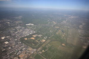 aerial view, city, day, field, Manhattan, New York, The United States