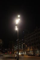 artificial lighting, Bilbao, eye level view, lamppost, night, Pais Vasco, Spain, street