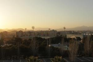 Alicante, cityscape, dusk, elevated, Spain, Valenciana