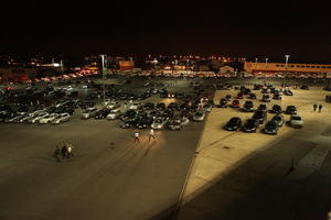 artificial lighting, car, elevated, England, London, night, parking, The United Kingdom