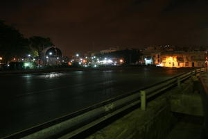 artificial lighting, autumn, dark, evening, eye level view, Malta, Malta, night, road