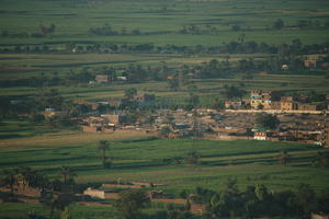 aerial view, building, dusk, East Timor, Egypt, Egypt, palm, tree, vegetation