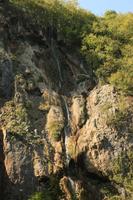 Croatia, day, eye level view, Karlovacka, mountain, sunny, tree, vegetation, waterfall