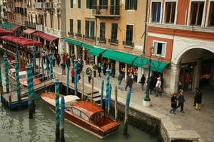 architecture, boat, building, day, elevated, facade, Italia , lamppost, pole, promenade, transport, Veneto, Venice