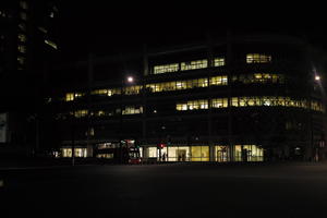 artificial lighting, building, England, eye level view, London, night, spring, street, The United Kingdom, urban