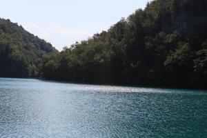 Croatia, day, eye level view, forest, Karlovacka, lake, mountain, sunny, tree, vegetation