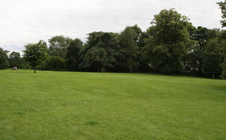 cloudy, day, diffuse, diffused light, England, eye level view, grass, park, St Albans, summer, The United Kingdom, treeline