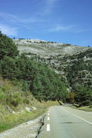 autumn, bright, day, eye level view, France, mountain, Provence Alpes Cote D