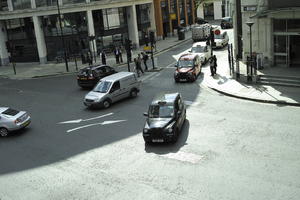 car, day, elevated, England, London, street, sunny, taxi, The United Kingdom