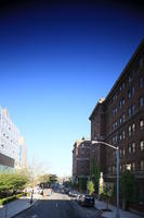 building, car, day, elevated, facade, lamppost, Manhattan, New York, street, sunny, The United States