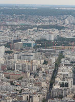 aerial view, autumn, city, cityscape, day, diffuse, diffused light, France, Ile-De-France, Paris